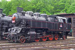 Ex-CSD 433 049 stands in the railway museum of Luzna u Rakovnika on 13 May 2012.