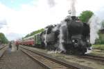 Sometimes you have to let go off some steam, like 464.102 in LUzna u Rakovnika on 12 May 2012.