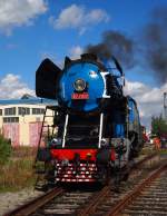 477 043 on 08.09.2012 in depository of Technical Museum Chomutov. Special train from Lun u Rakovnka to Chomutov.