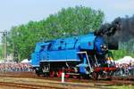Czech visitor Papousek 477 043 takes part in the loco parade at Wolsztyn on 30 April 2011.