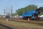 On 1 May 2011 Czech Papousek (Parrot) 477 043 is a bit away from her home (the CD Museum at Luzna u Rakovnika) takes part in the steam loco [parade at Wolsztyn.