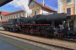 Czech Kriegslok 555 0153 stands in Benesov u Prahy on 28 September 2025.