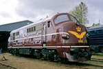 MX 1001 stands in Randers during a festive weekend on 23 May 2004.