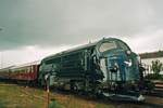 With a special train MY 1135 stands in Randers on a darkening 23rd May 2004.