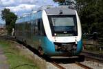 On 20 September 2022 Aerriva DK 1001 is about to enter Niebüll with a stopping train from (and to) Tönder.