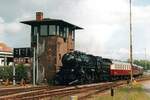 DSB 991 enters Randers with a steam special from Langaa on 23 May 2004.