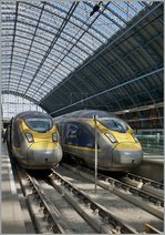 New Eurostr trains in London St Pancras.
17.04.2016