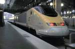 Eurostar no 3218 at Paris, Gare du Nord, December 18th, 1994.
