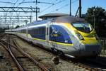 On 5 July 2018 EuroStar 4016 quits Amsterdam Centraal for Bruxelles-Midi. Until 2020 EuroStars to/from Amsterdam ended at Bruxelles due to customs.