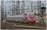 . The PBKA Thalys 4302 is arriving in Bruxelles Midi on May 12th, 2013.