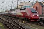 Eurostar, ex-Thalys 4301 quits Köln Hbf on 15 February 2024.