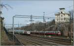 VR Sr2 with an IC and a Sm2 on a local service by Helsinki.