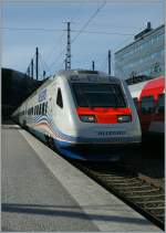 The VR Sm6  Allegro  to Sant Petersburg in Helsinki.