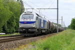 The Europorte 4005 with a tank train from France to the port of Antwerp. Vossloh-Stadler Euro4000 build in 2011 with construction N� 2509. Line 27A at Antwerp Airport. 08-06-2026