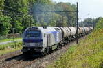 The Europorte 4006 with a tank train on route from France to the port of Antwerp.
