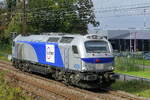 The Europorte 4004 on route out of the port of Antwerp. Vossloh-Stadler Euro4000 build in 2009 with construction N� 2508. Line 27A at Antwerp Airport. 14-09-2026