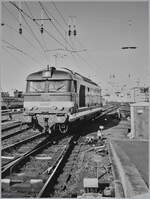 The SNCF BB 67607 in Strasbourg.