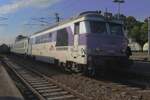 SNCF 67610 stands with a museum train in the station of Nevers on the morning of 18 September 2021.