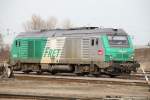 SNCF BB 75056 at Strasbourg, 18.03.2010.