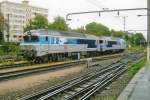 CC 72158 and 72140 stand at rest in Mulhouse on 24 September 2010.
