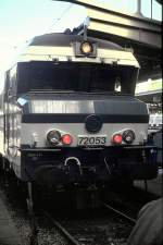 CC 72 053 at Paris, Gare de L'Est, October 9th, 1994.