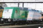 Akiem 76 002 in SNCF FRET colours waits at Maastricht Centraal on 13 March 2010.