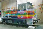 Mulit-coloured Y 7199 is the workhorse of the Cit du Train, Mulhouse. seen on 24 September 2010.