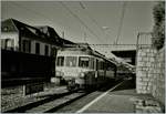 The SNCF X 2855 in Le Locle is waiting his departure to Besançon.