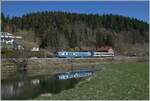 The  Assosiation l'autrail X2800 du Haut Doubs  X ABD 2816 by Pont de la Roche near Morteau. 

16.04.2022