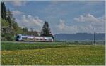 The SNCF X 76713/714 is the TER 18109 on the way form Besançon Viotte to La Chaux-de-Fonds and runs near Pont de la Roche to Morteau.