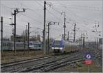 SNCF Z76608 przyjeżdża na stację Strasbourg jako TER.