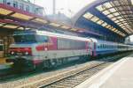 SNCF 15018 with EC Jean Monnet to Luxembourg at Strassbourg Gare Central on 20 September 2011.