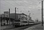 The SNCF BB 15018 with an IC/EC to Bruxelles by his stop in Strasbourg.