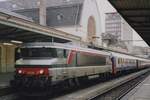 On the evening of 20 May 2004 SNCF 15038 has coupled herself to an EC service to Strasbourg at Luxembourg Gare. The train has arrived from Bruxelles-Midi via Namur and Arlon and will change direction with a loco swap with an NMBS/SNCB Class 20.