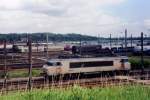 On 21 September 2004 SNCF 22210 runs light in Somain.