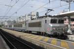SNCF 22355 stands on 2 June in Lyon Part-Dieu.