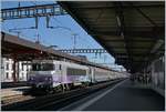 The SNCF BB 22360 with a TER in Geneva.