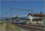 The SNCF BB 22391 is with his TER by the old Station of Bourdignyon on the way from Lyon to Genève.