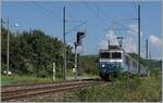 The SNCF BB 22393 wiht his TER on the way to Lyon near Pougny Chancy. 

06.09.2021