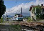 The SNCF BB 22314 with his TER from Lyon to Geneve in Pougny-Chancy.

16.08.2021