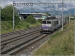 Den magnifika BB 22391 från SNCF-lokklassen BB 22200, som har blivit ganska sällsynt att se numera, är vid Vernier med sitt TER 96605 på resan från Grenoble till Genève. Den vackra scenen var värd två foton för mig; här är versionen med lite mer landskap.

1 juni 2026