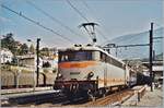 The SNCF BB 25253 wiht a TER to Lyon in Bellegarade.