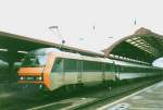 Scanned picture of 26173 at Strassbourg Central with an overnight train on 29 July 2000.