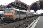 SNCF 26161 with Russian overnight stock from Moscow at Strassbourg Central on 1 June 2014.