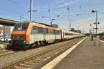EC IRIS, headed by 26167, calls at Thionville on 8 June 2016.