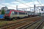 On 3 June 2015 SNCF 36018 hauls a block train through Antwerpen-Berchem.