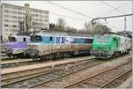 SNCF CC 72000 and BB 37000 in Mulhouse.
08.04.2008