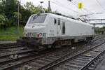 Akiem 37526 is about to quit Basel (and Switzerland) on a rainy morning of 18 May 2026.