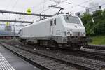 Akiem 37526 is about to quit Basel (and Switzerland) on a rainy morning of 18 May 2026.