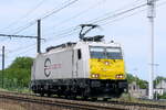The Euro Cargo Rail 186 313 coming from the port of Antwerp.